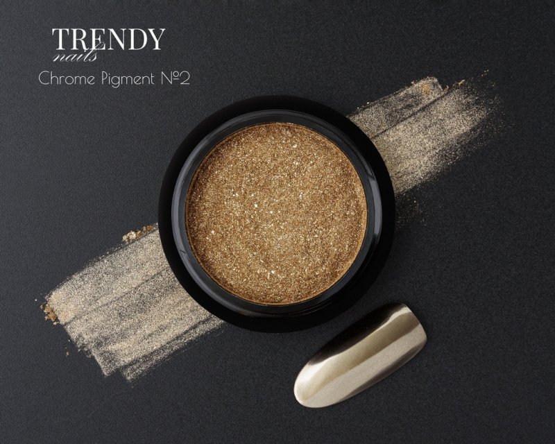 Trendy Nails Chrome Pigment 02 — Photo 2