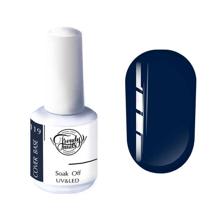 Trendy Nails Cover Base 119, 15ml — Photo 2