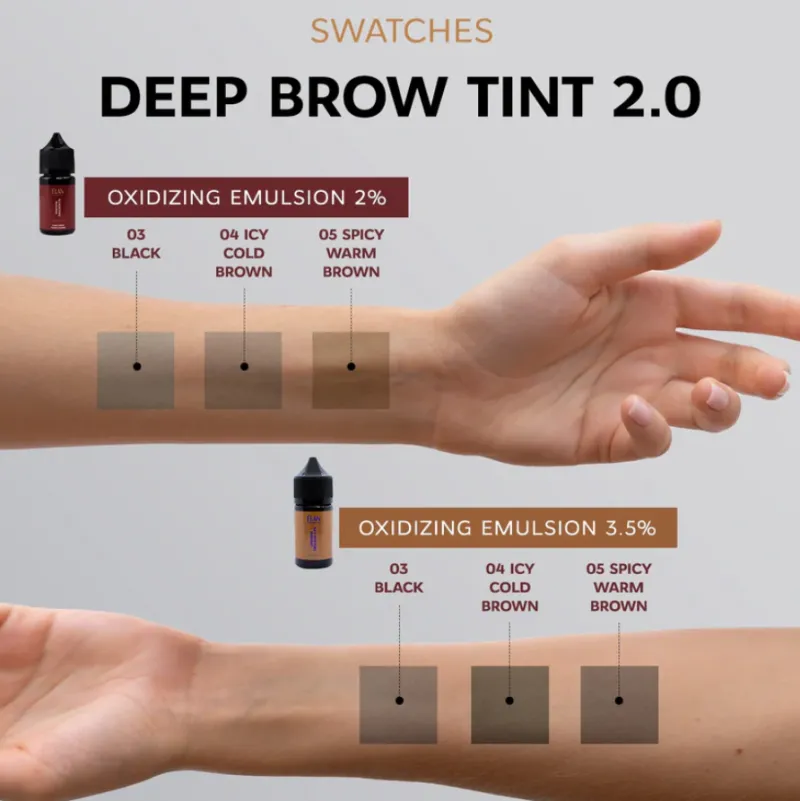 ELAN Deep Brow Tint 2.0 Black 03, 20ml — Photo 3