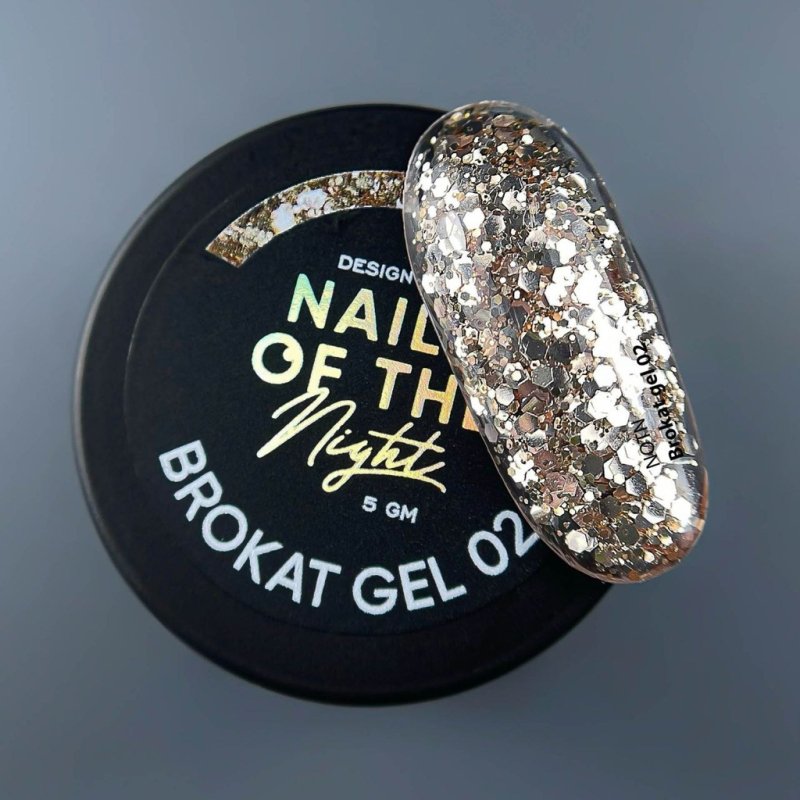 NAILSOFTHEDAY Brokat Gel, 02, 5 ml — Photo 2