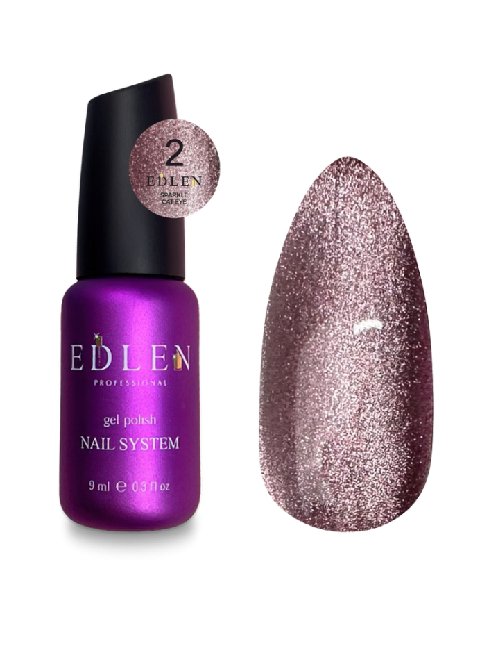Edlen Esmalte Semipermanente Sparkle Cat 02, 9ml — Photo 2