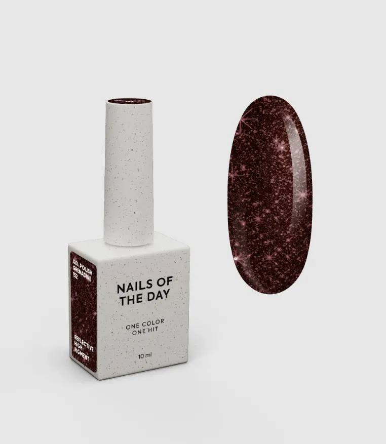 NAILSOFTHEDAY Esmalte Semipermanente Grenadine, 10ml — Photo 2