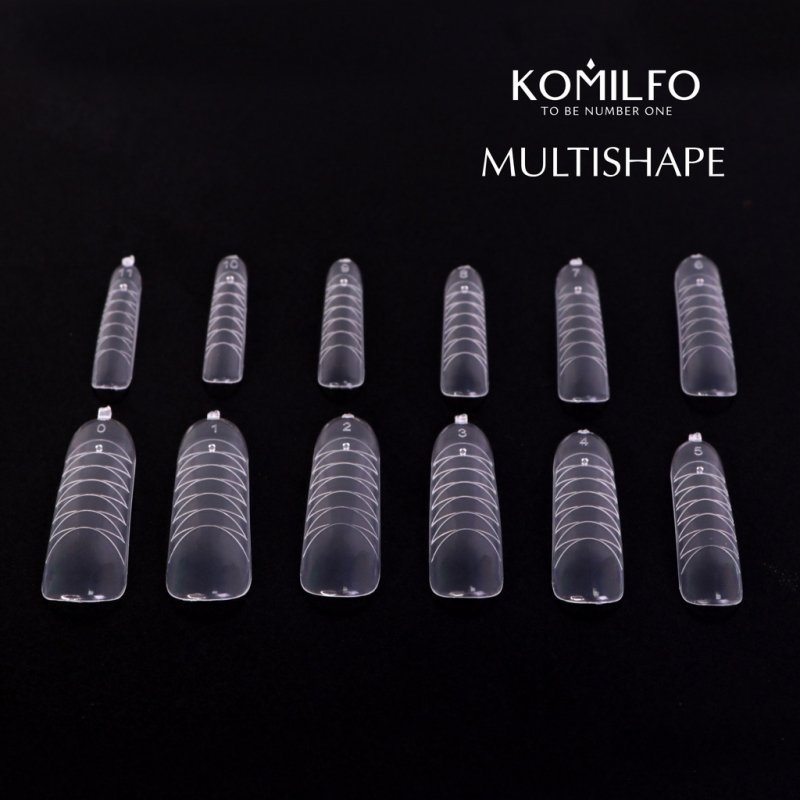 Komilfo Dual Nail Forms Multishape, 120un — Photo 4