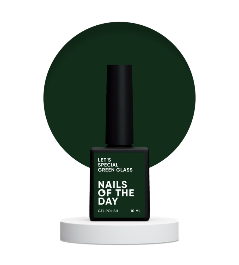 NAILSOFTHEDAY Esmalte Semipermanente Let&#039;s special Green glass, 10ml — Photo 2