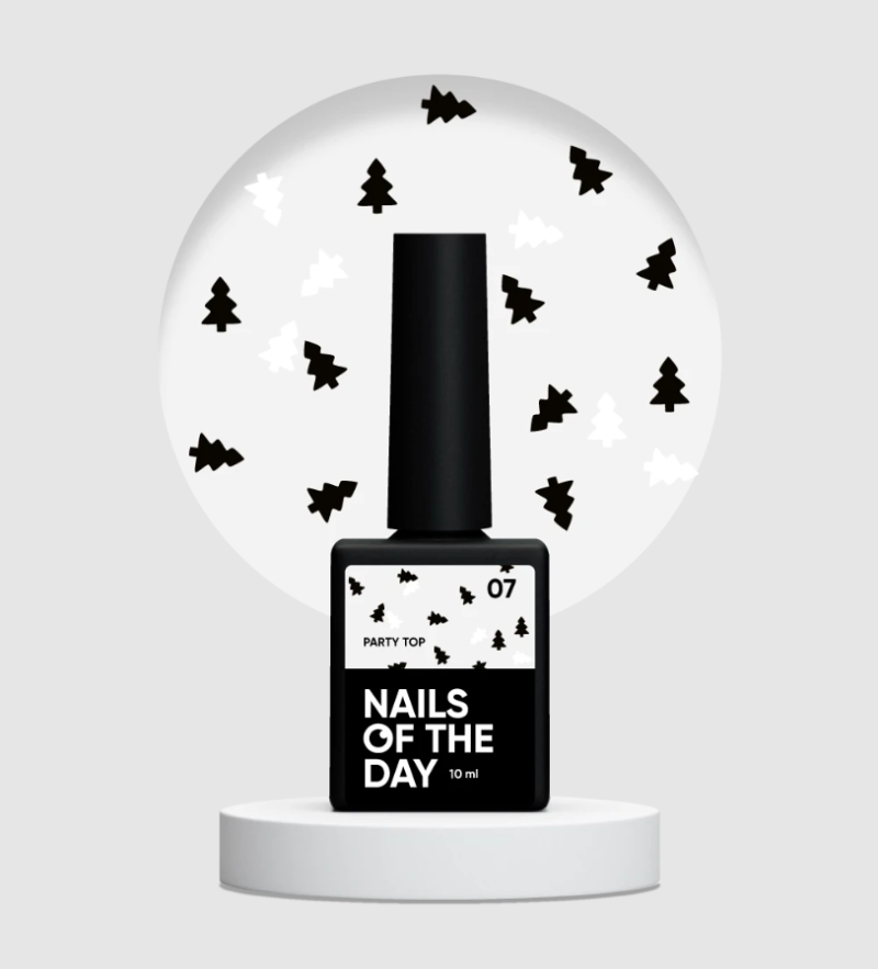 NAILSOFTHEDAY Party Top 07, 10ml — Photo 2