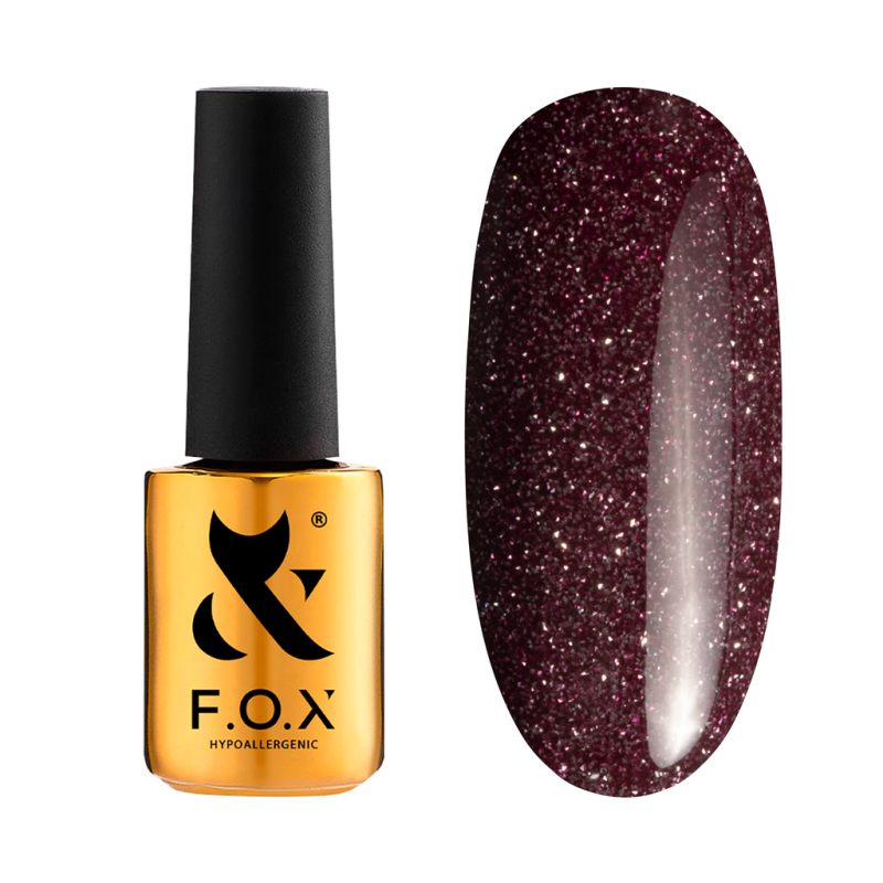 Esmalte semipermanente F.O.X. Sparkle 009, 7 ml — Photo 2