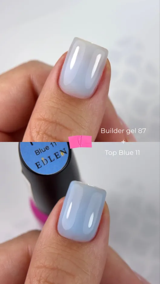 Edlen Top No Wipe 11 Blue, 9ml — Photo 3
