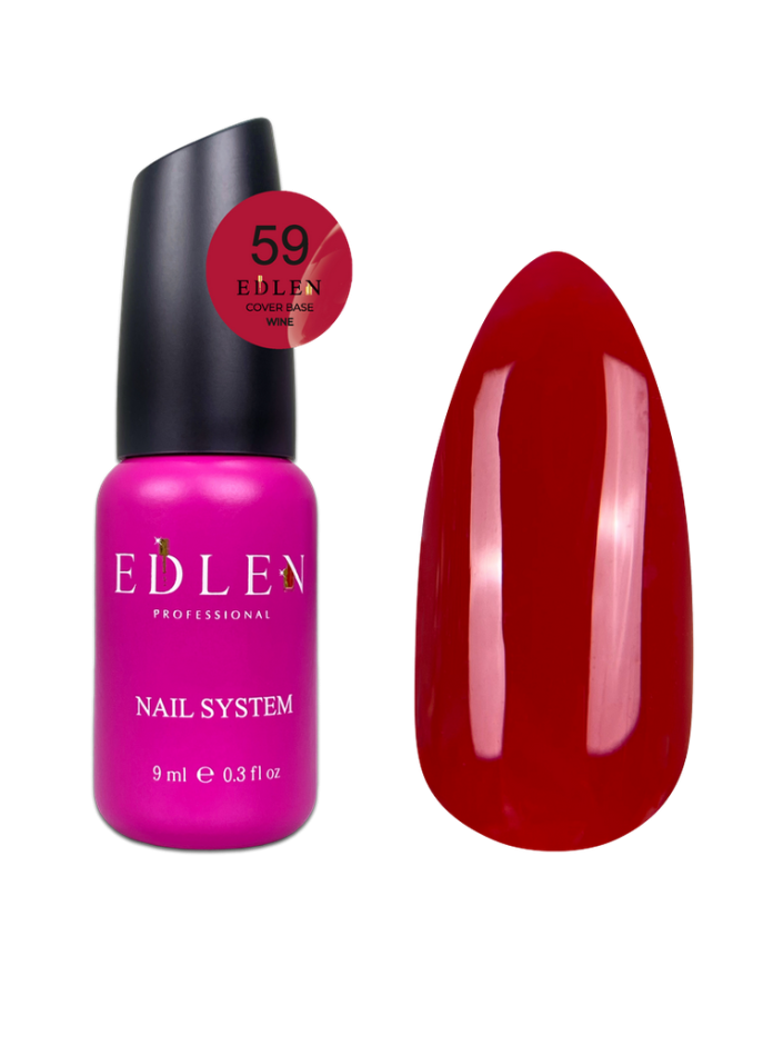 Edlen Cover Base 59 Wine, 17ml — Photo 2