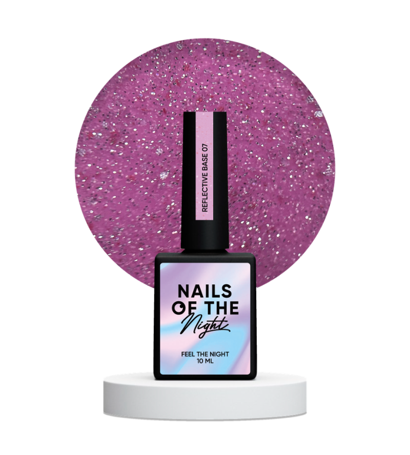 NAILSOFTHENIGHT Reflective base 07, 10 ml — Photo 3