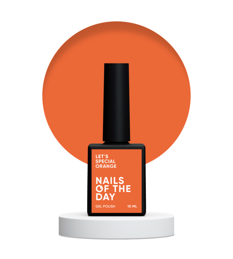 NAILSOFTHEDAY Esmalte Semipermanente Let&#039;s special Orange, 10ml — Photo 2