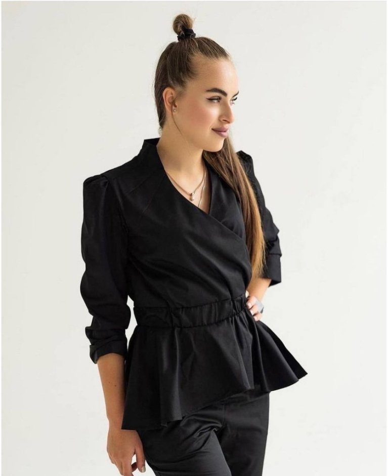 Uniforme &quot;FRIDA&quot; negro, L — Photo 4