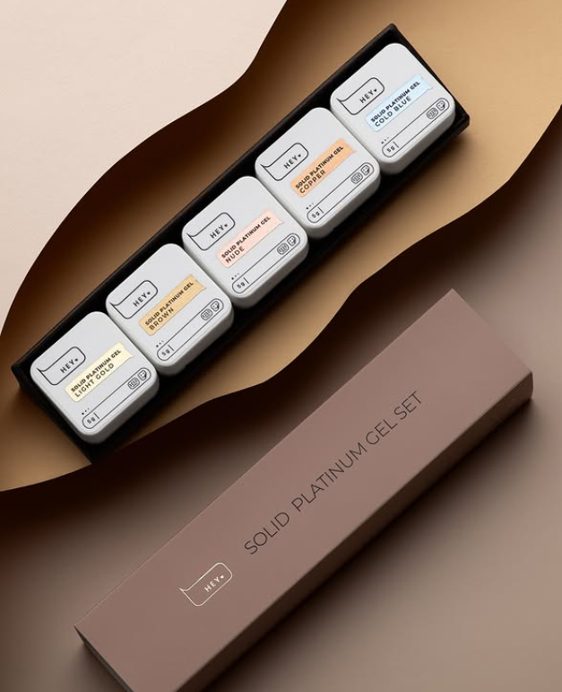 Heylove Solid Platinum Gel, Set de 5 geles — Photo 2