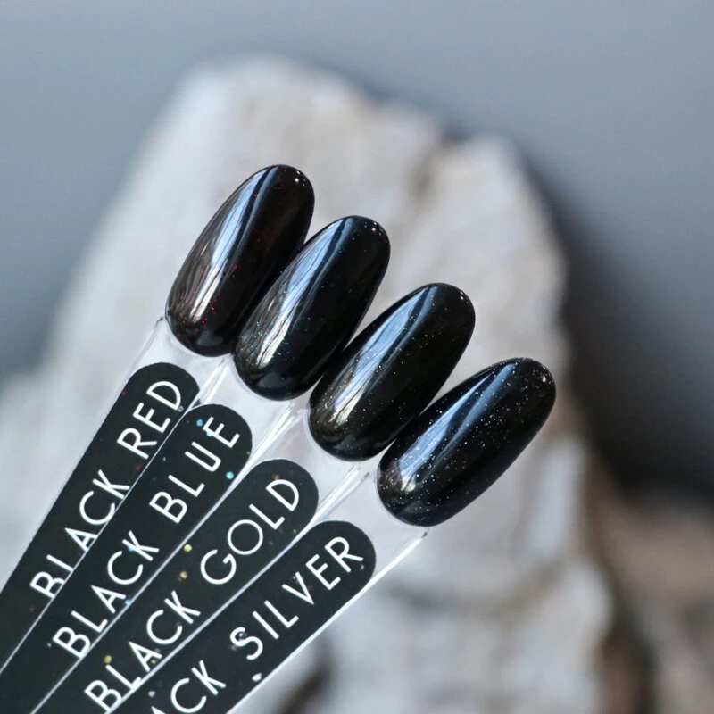 Komilfo Esmalte Semipermanente Black Red, 8ml — Photo 4