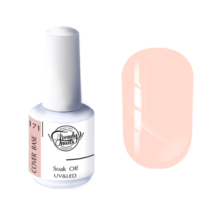 Trendy Nails Cover Base 171, 15ml — Photo 2