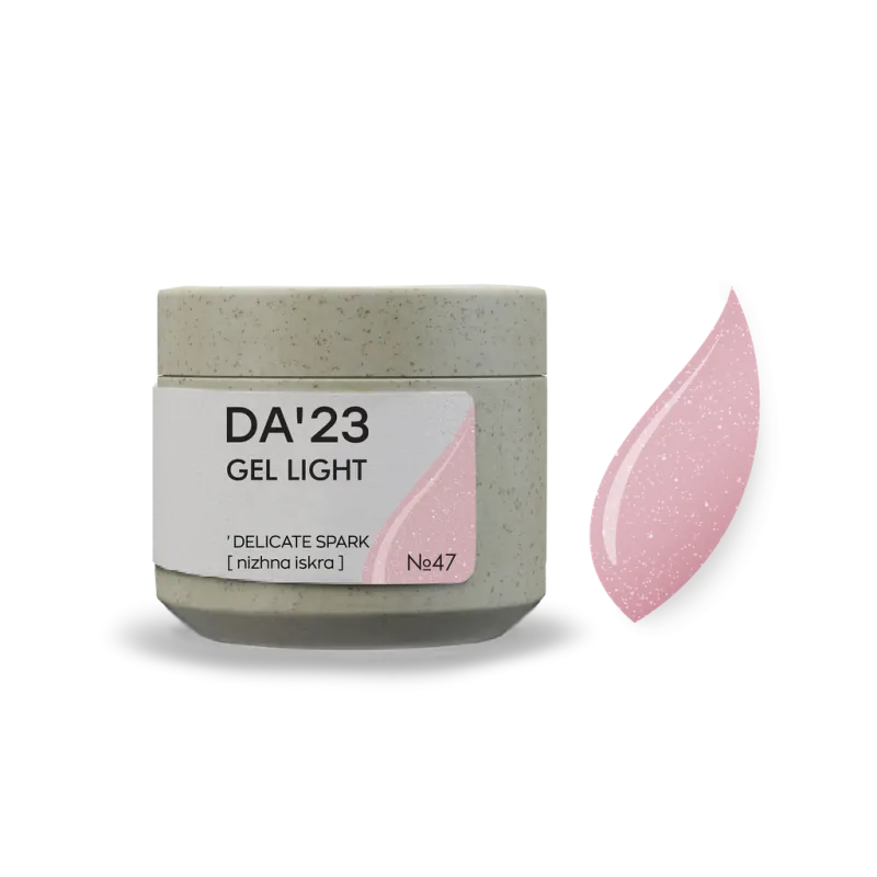 DA23 Light Gel 47 Delicate Spark, 15ml — Photo 2