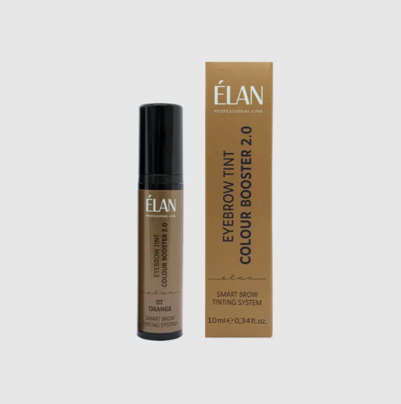 ELAN SMART BROW TINTING SYSTEM 2.0 Eyebrow Tint Colour Booster 07 Orange, 10ml — Photo 2