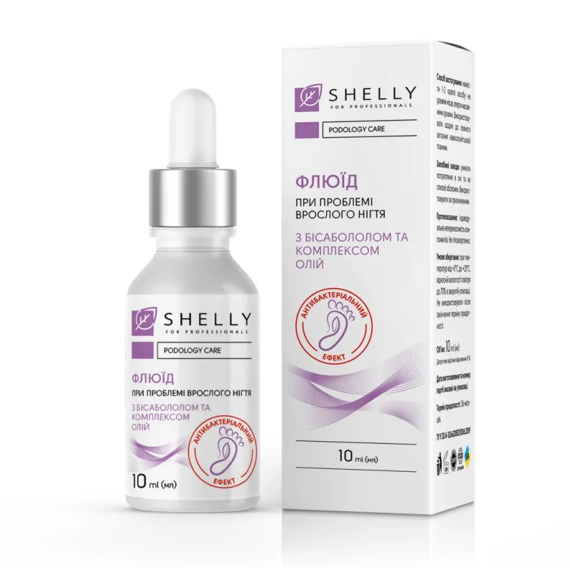 Shelly Fluid for ingrown toenails with bisabolol and oil complex Shelly 10 ml — Photo 2