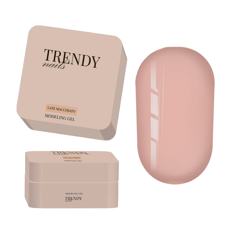 Trendy Nails Modeling Gel Latte Macchito, 30ml — Photo 2
