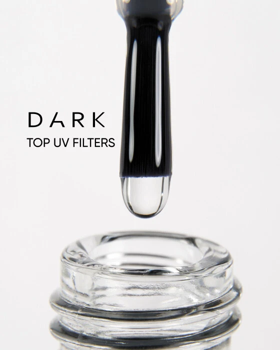 Dark by Rior Top No Wipe con UV filtros, 15ml — Photo 2