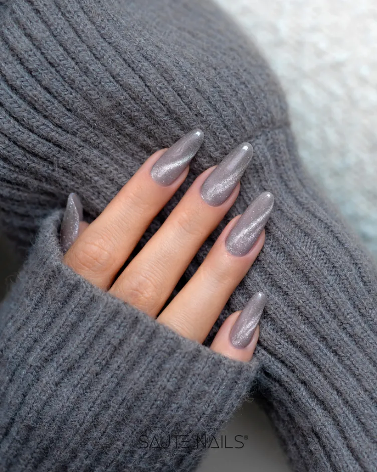 Saute Nails Esmalte semipermanente Cat Eye E16, 8ml — Photo 3