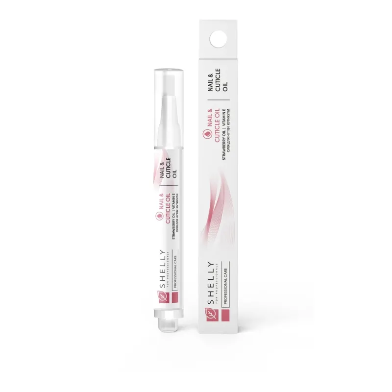 Shelly Nail and cuticle oil with strawberry extract and vitamin E, 3ml — Photo 2