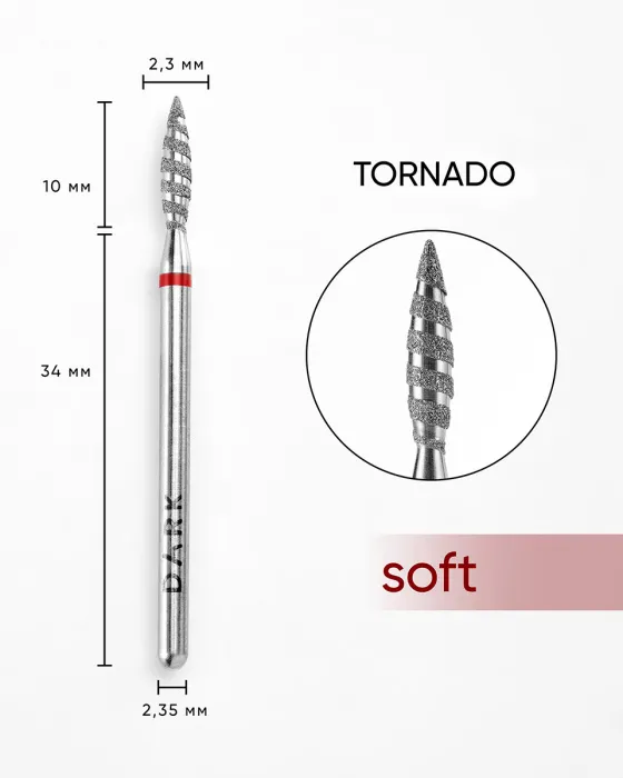 Dark by Rior Fresa Diamante Tornado 2.3*10, rojo — Photo 2