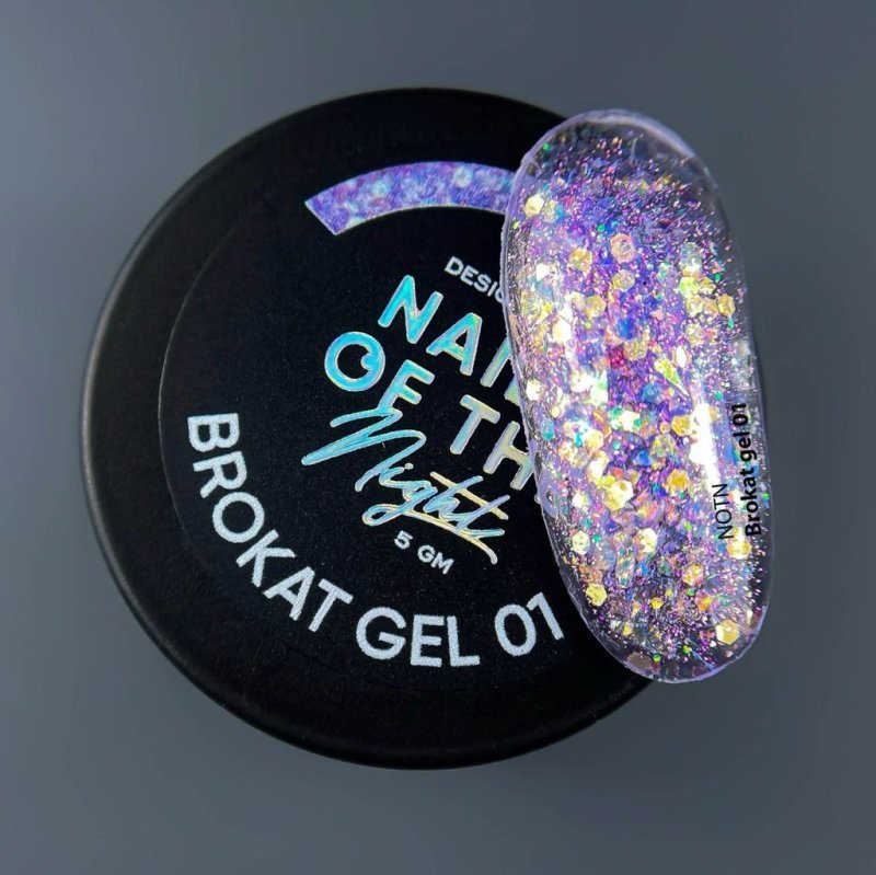 NAILSOFTHEDAY Brokat Gel, 01, 5 ml — Photo 2