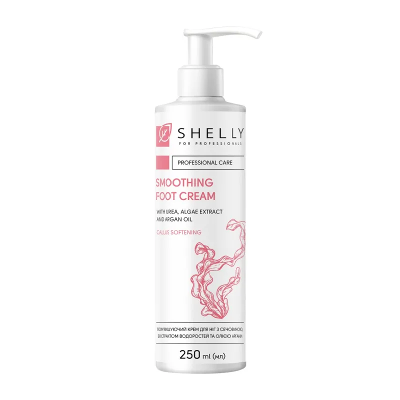 Shelly Softening foot cream with urea, algae extract and argan oil, 250ml — Photo 2