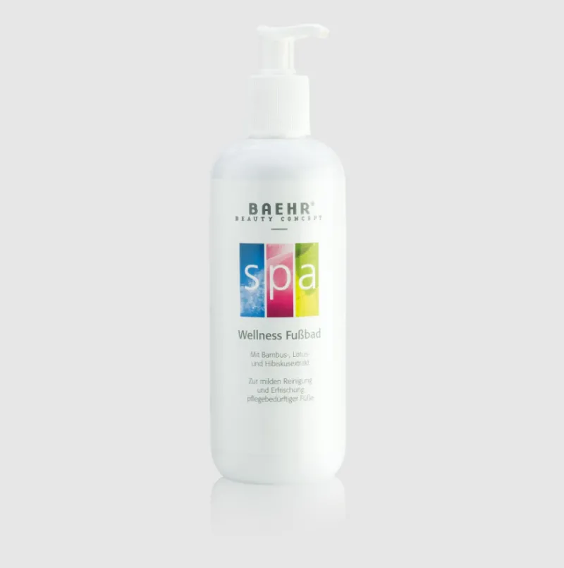 BAEHR SPA Baño de pies con hibisco, loto y bambú, 500ml (SPA WELLNESS FUSSBAD FLASCHE MIT PUMPE) — Photo 2