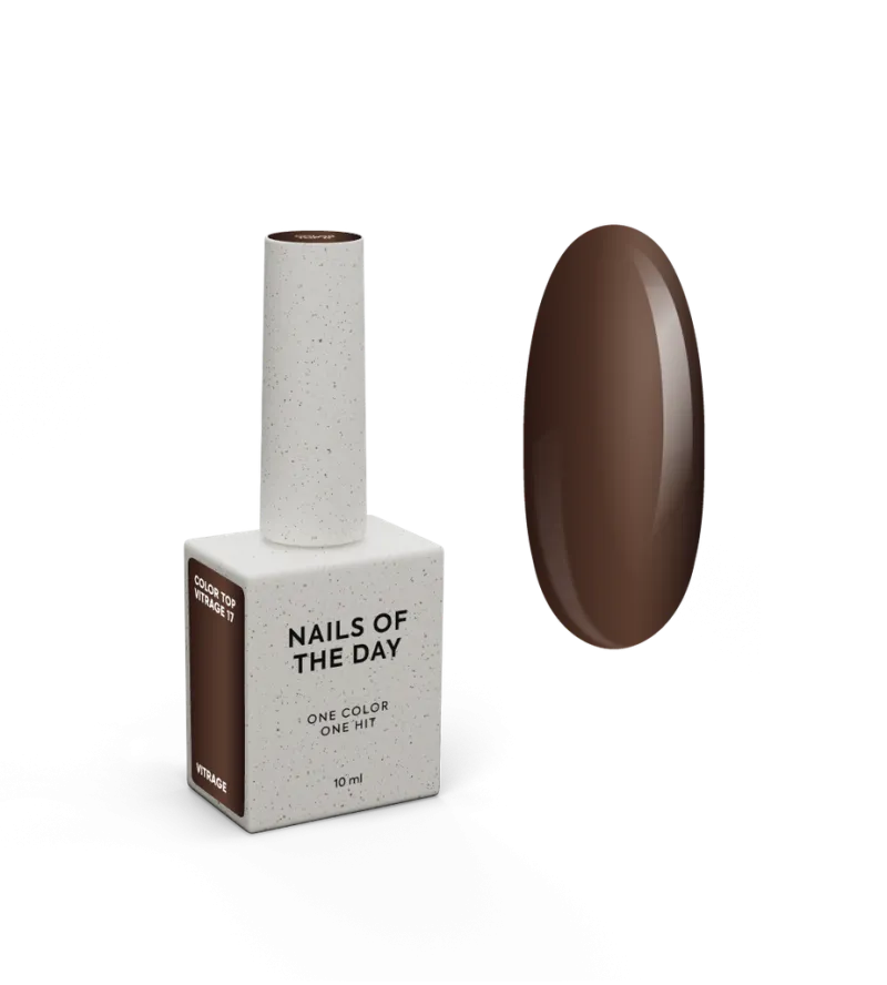 NAILSOFTHEDAY Color Top 17 Vitrage, 10ml — Photo 2