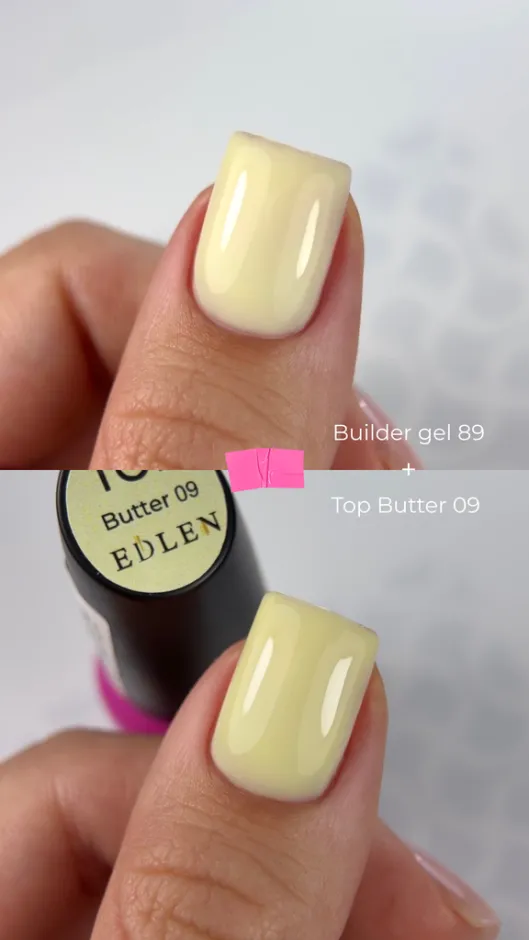 Edlen Top No Wipe 09 Butter, 9ml — Photo 3