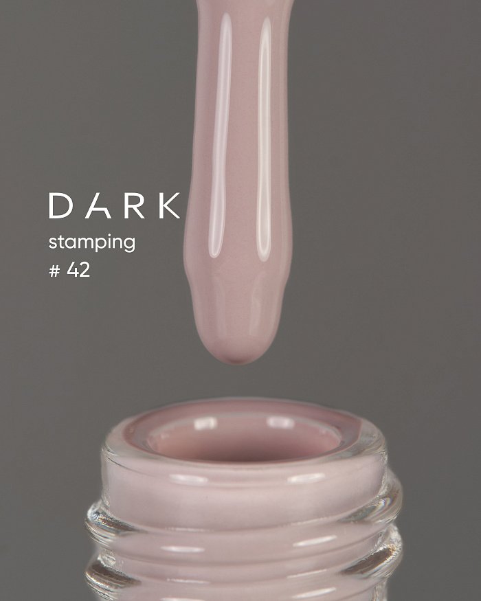 Dark by Rior Esmalte para Estampar 42 Gris claro, 8ml — Photo 2