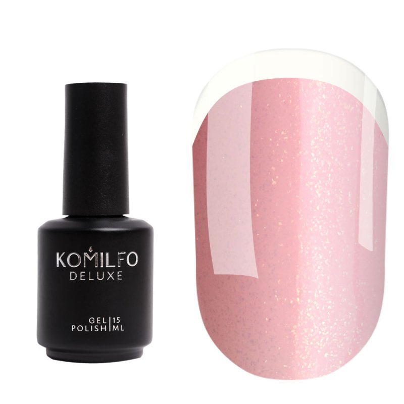 Komilfo KC Glitter Rubber French Base KC001, 15ml — Photo 2