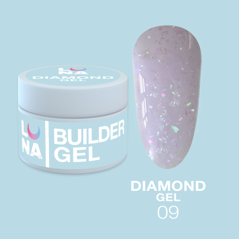 LunaMoon Diamond Gel 09, 15ml — Photo 2