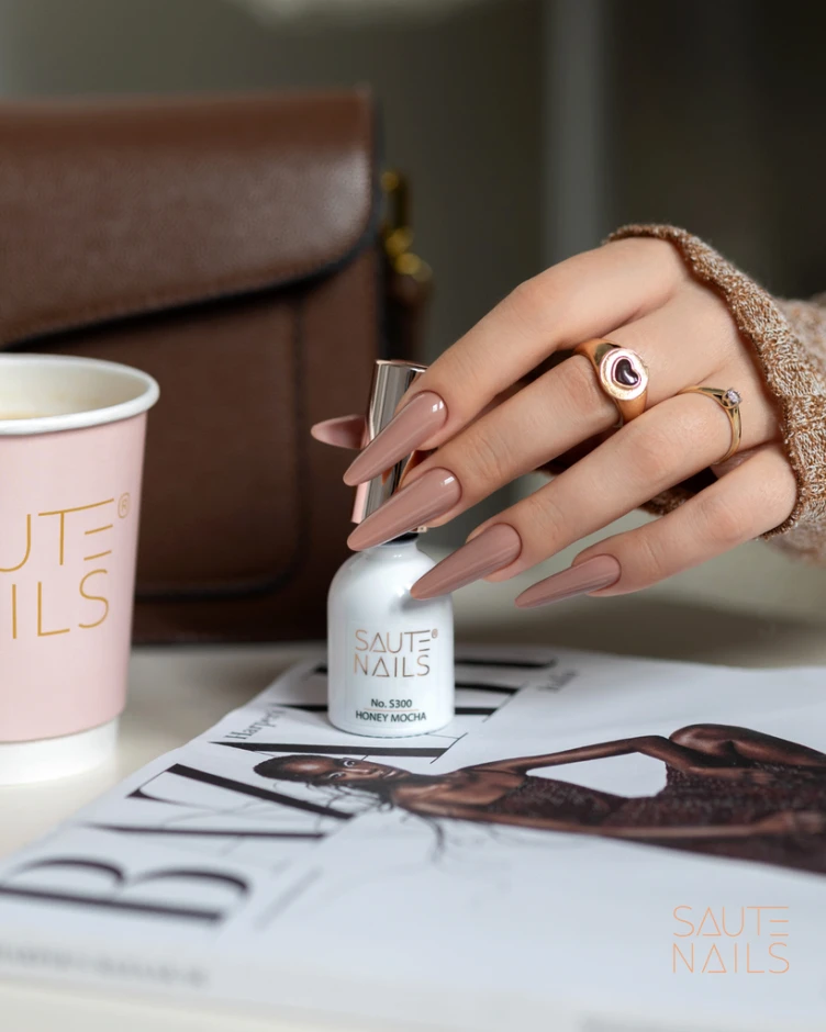 Saute Nails Coleccion Mocha Essence (3 esmaltes+Smooth Top) — Photo 4