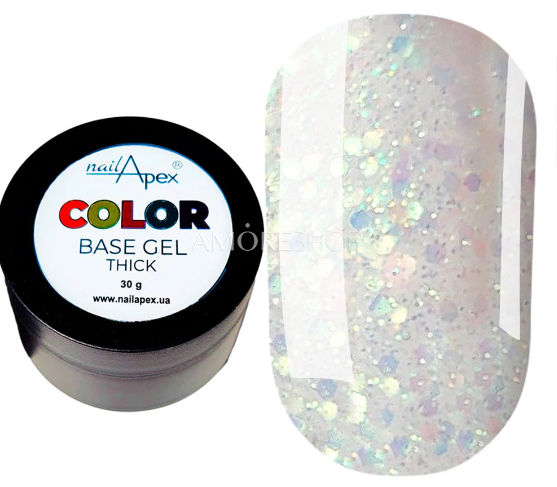 NailApex Color Base Gel 9, 30ml — Photo 2