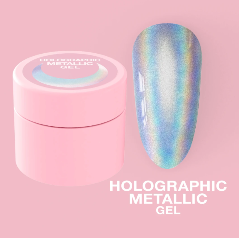 Luna Holographic Metalic Gel, 5ml — Photo 2