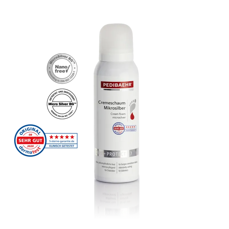 BAEHR Crema-espuma antifúngica con microplata, 125ml (CREMESCHAUM MIKROSILBER) — Photo 2