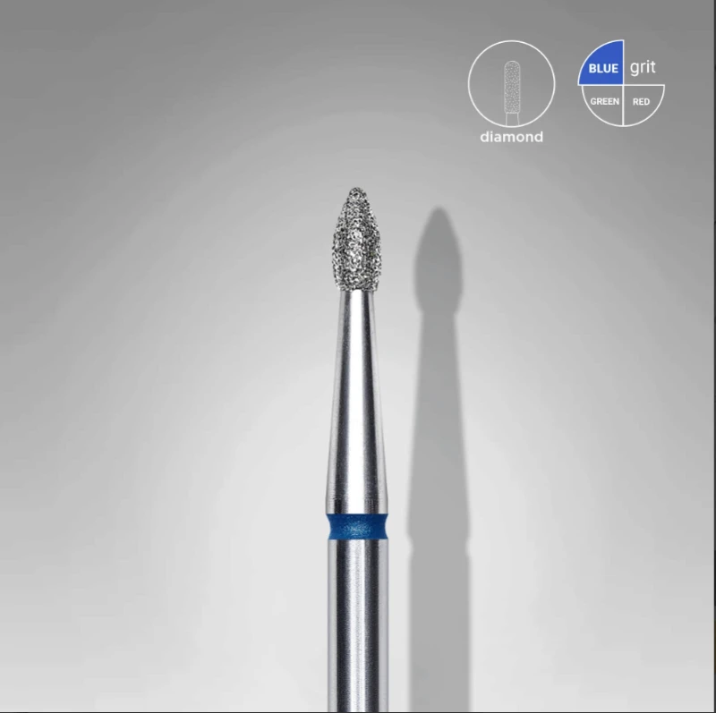Punta Diamante Staleks FA60B018/4 «Capullo Puntiagudo» 1.8 mm azul — Photo 2