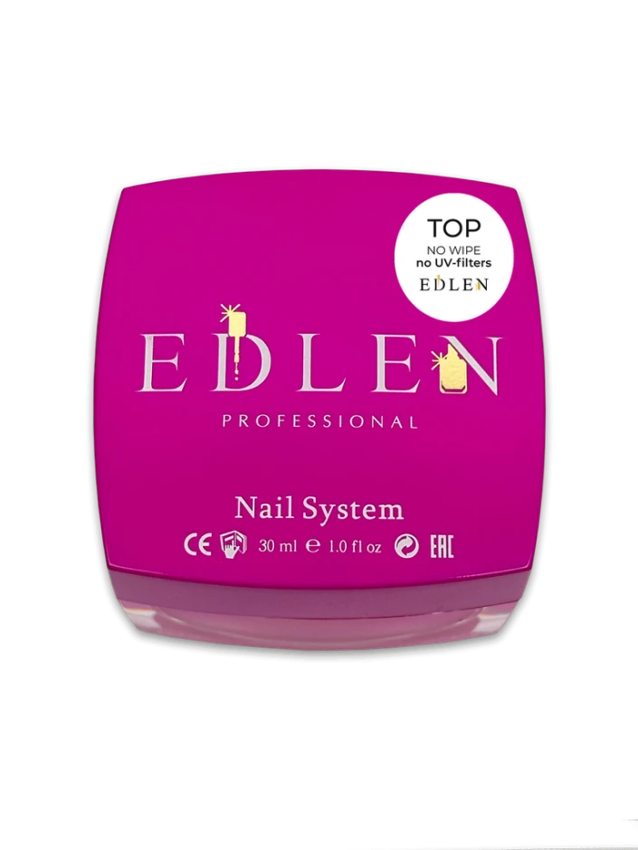 Edlen Top no Wipe No UV-filters, 30ml — Photo 2