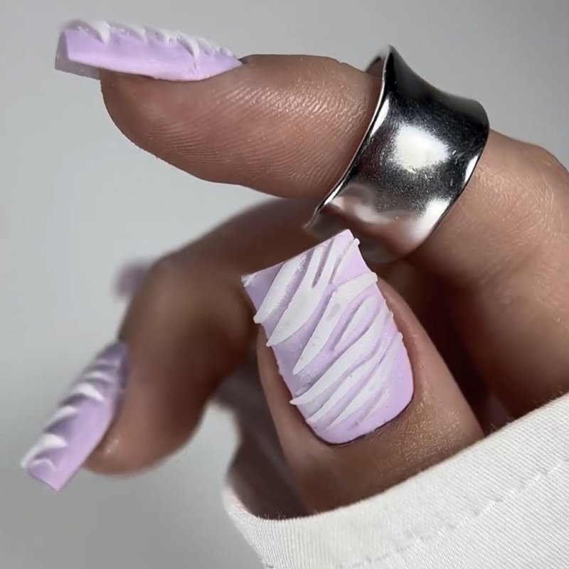 NAILSOFTHEDAY Wild Safari Zebra silicone form; 12pcs — Photo 3