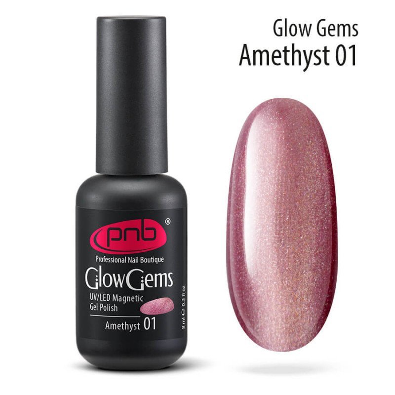 Esmalte Semipermanente Glow Gems 01, 8ml — Photo 2