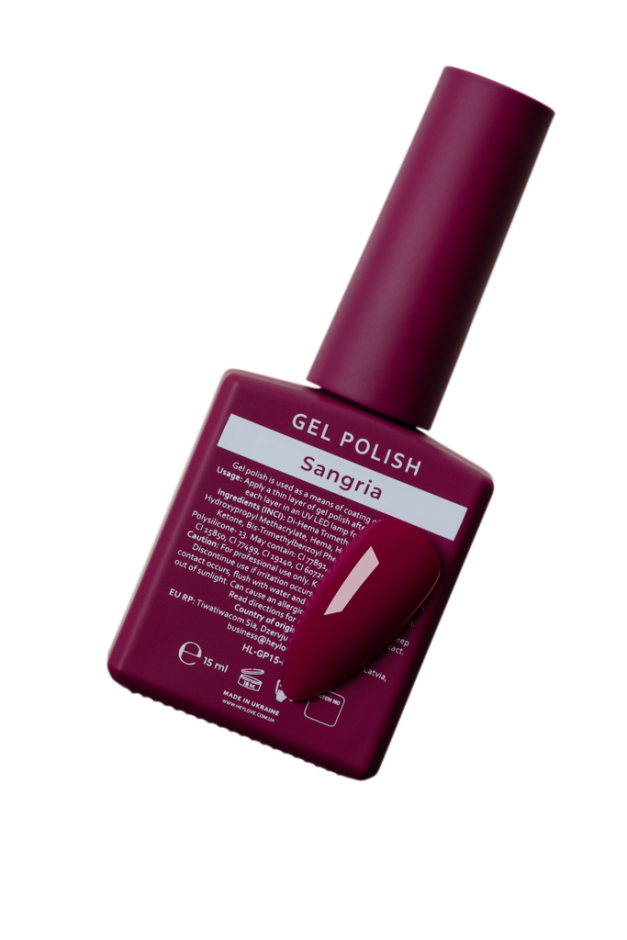Heylove Esmalte Semipermanente Sangria, 15ml — Photo 2