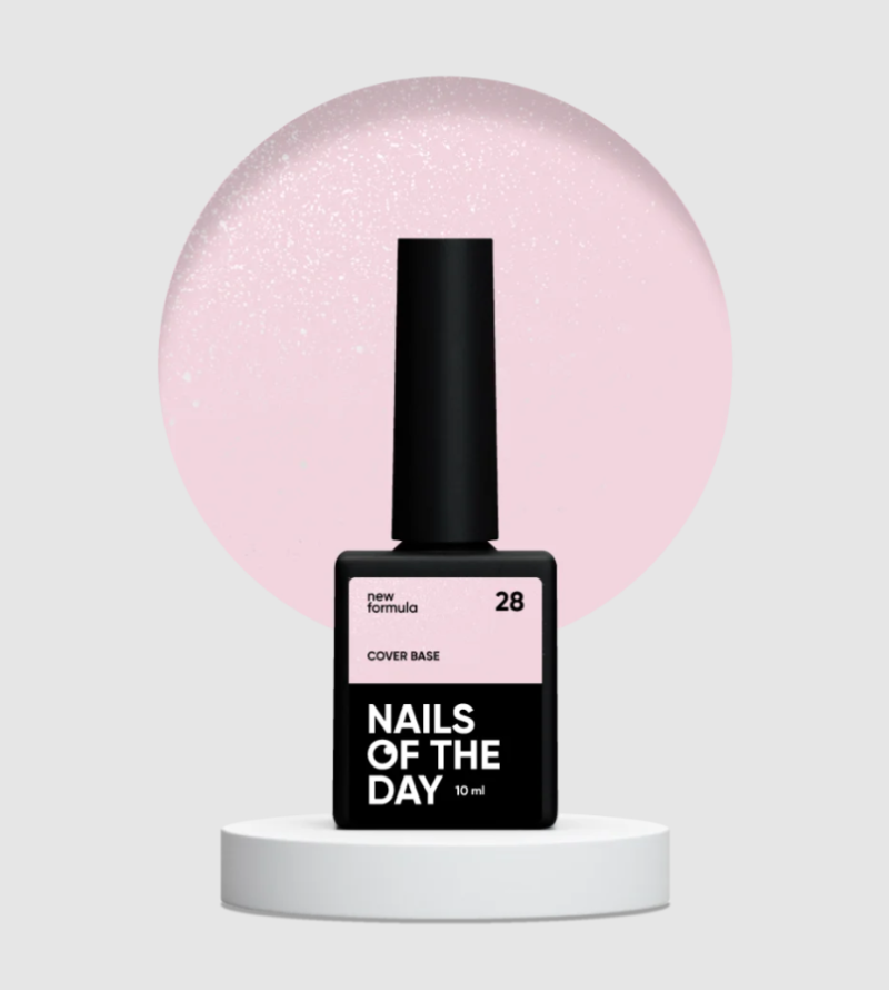 NAILSOFTHEDAY Cover base 28, 10 ml new formula — Photo 2