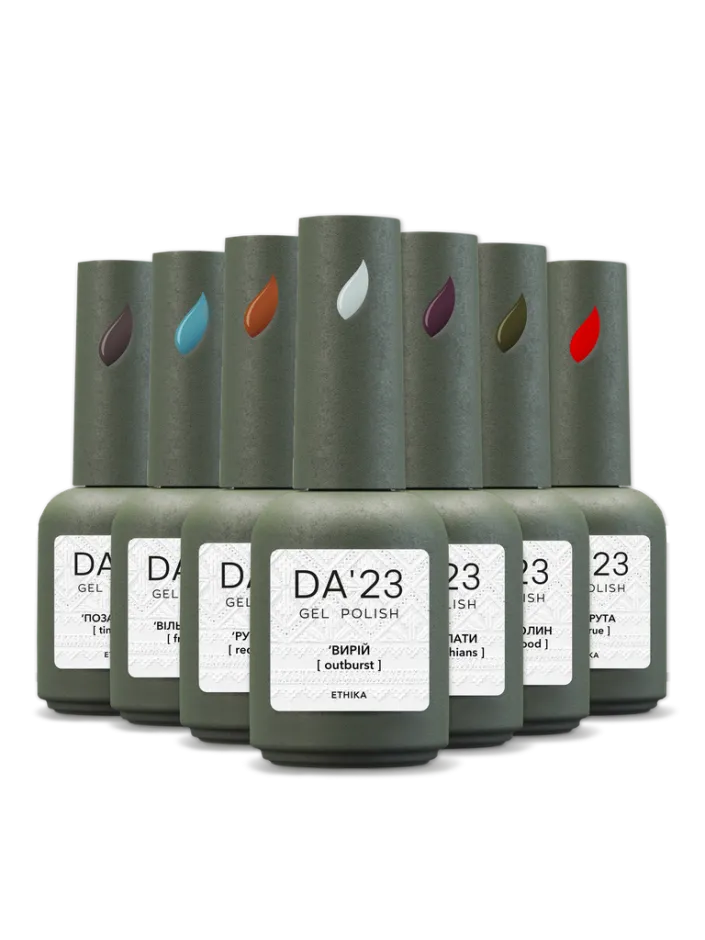 DA23 Coleccion Ethnica (7 Esmaltes Semipermanente), 8ml — Photo 2