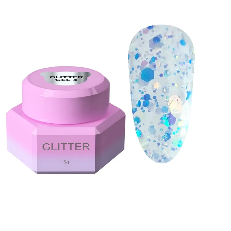 YOUARECUTE Glitter Gel 04, 5ml — Photo 2