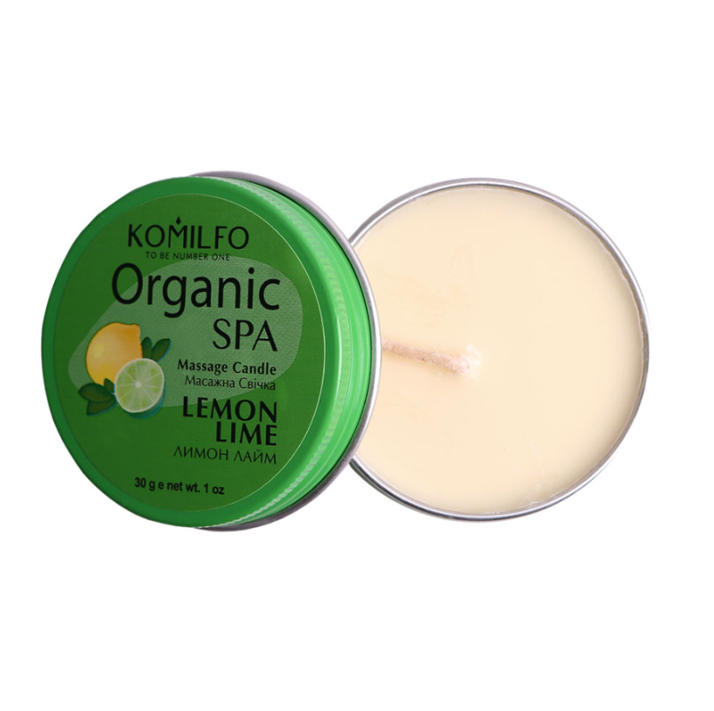 Komilfo Massage Candle Lemon Lime, 30g — Photo 2