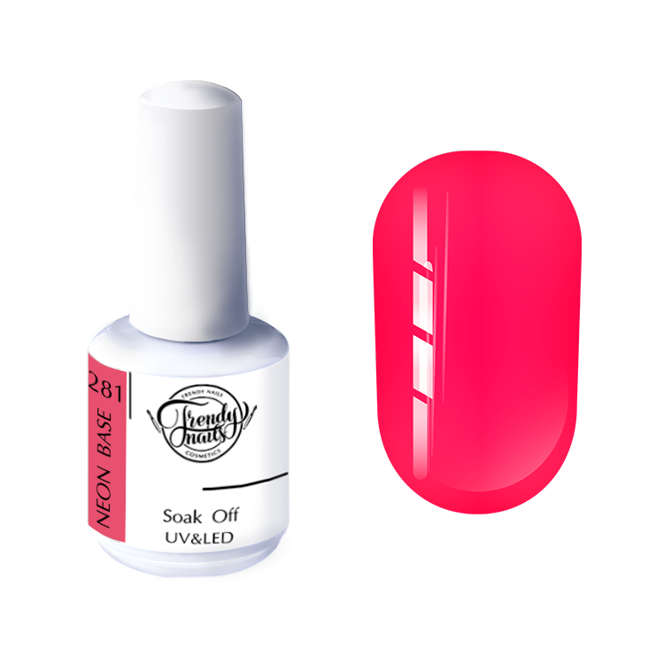 Trendy Nails Neon Base 281, 15ml — Photo 2