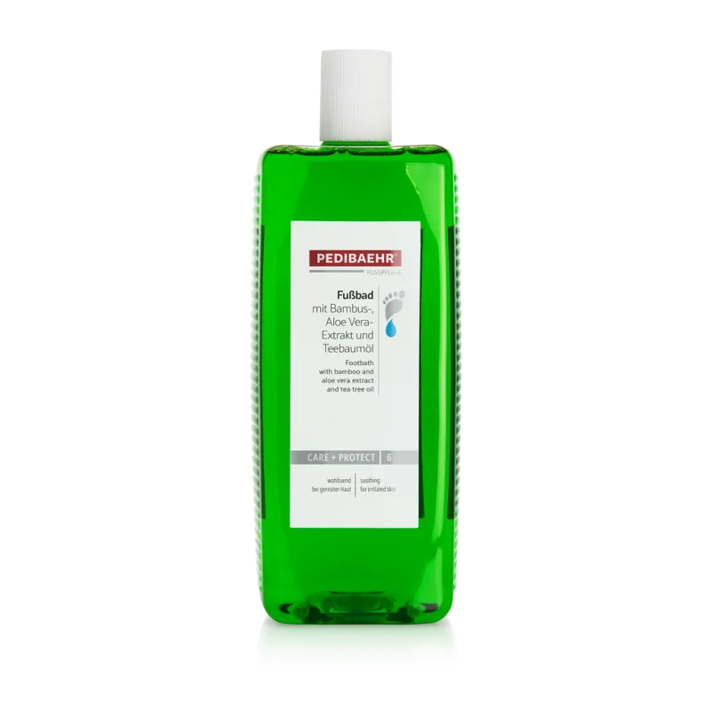 BAEHR Baño para pies con extracto de bambú y aceite de árbol de té, 1000ml (FUSSBAD MIT BAMBUS-UND ALOE VERA-EXTRAKT UND TEBAUMÖL) — Photo 2