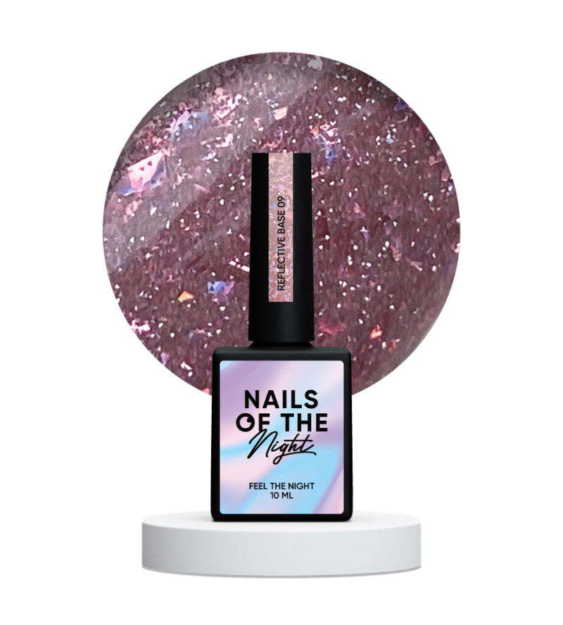 NAILSOFTHENIGHT Reflective base 09, 10 ml — Photo 2